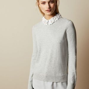 Ted Baker Nansea Embellished collar jumper
